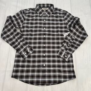 Goodthreads Men's Standard-Fit Long-Sleeve Stretch Oxford Plaid Shirt size XS